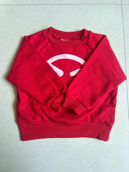 2025 Autumn Kids Sweaters Printed Girl Boy Casual Sweatshirts Long Sleeve Children Pullover Pant Set Clothes