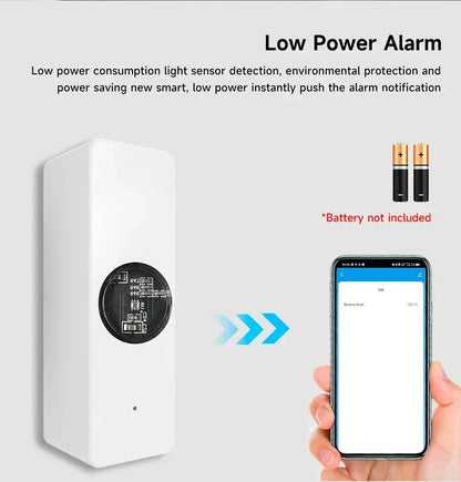 Tuya ZigBee Light Sensor Luminance Sensor Illumination Brightness Detector Home Automation with Smart Life Device Linkage Tuya