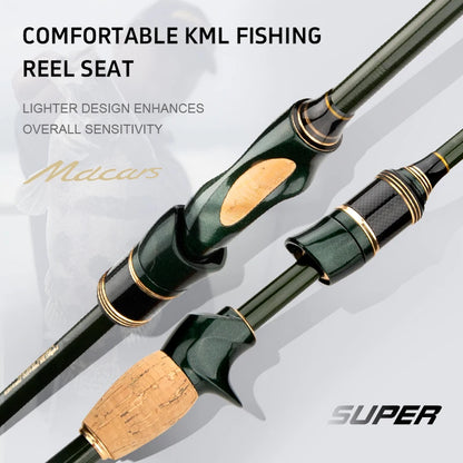 Multisection Portable Fishing Rod 1.8m/2.1m/2.4m Spinning Baitcasting Travel Rod Light Weight Carbon Fiber Rod for Fishing