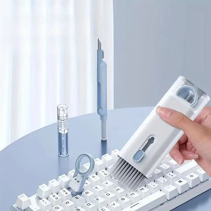 7-in-1 Wireless Earphone Cleaning Pen, Earbud Cleaning Pen, Keyboard Cleaning Brush, Laptop Screen, Keyboard, and Earphone Cleaning Kit, Multifunctional Cleaning Tool, Cleaning Set