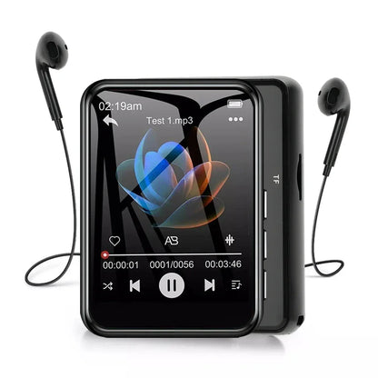 Bluetooth 5.4 MP3 Player Full Screen Walkman Music Player Novel Reading E-book Mp4 Video Player With Earphone Video Recording