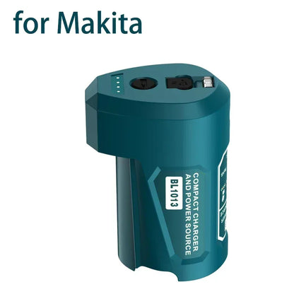 Charger Converter USB Power Adapter Phone Charger Adapter For Milwaukee For Makita For Bosch 12V Battery 12V DC Output Port