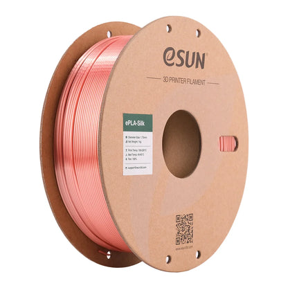eSUN Silk PLA Filament 1.75mm Silk PLA 3D Printer Filament 1KG (2.2 LBS) Spool 3D Materials for 3D Printers DIY Artwork Printing