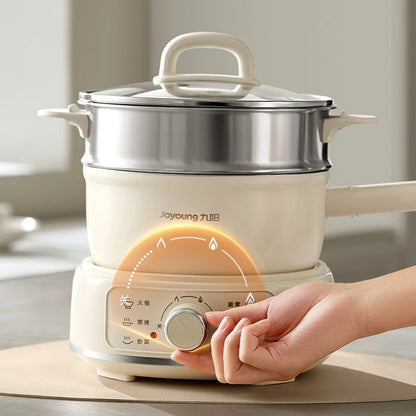 Joyoung Small Split-Type Electric Pot - Household/Dorm, Multi-Function Non-Stick Hot Pot
