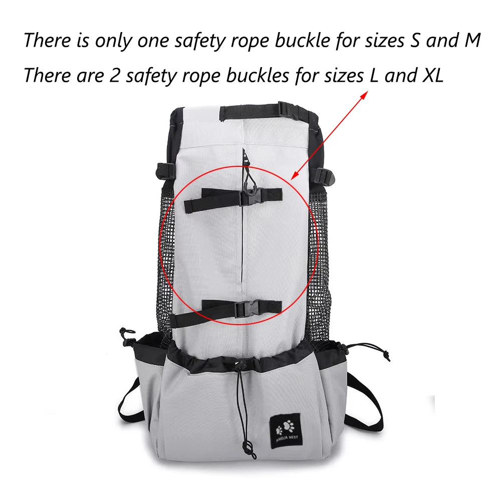 Travel Riding Driving Pet Carrier Backpack Carring Supplies for Medium Large Dogs Camouflage Big Dog Bags Samoyed Labrador Corgi
