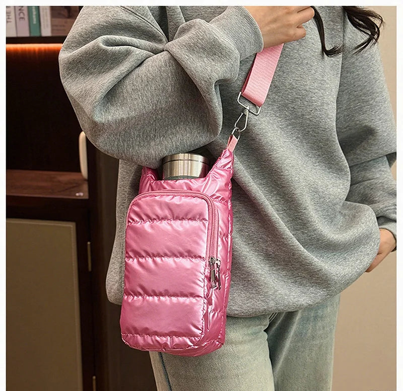 Autumn Winter Water Bottle Bag Thickened Thermal Water Bottle Cover Outdoor Sports Portable Water Bottle SleeveChristmas Gifts
