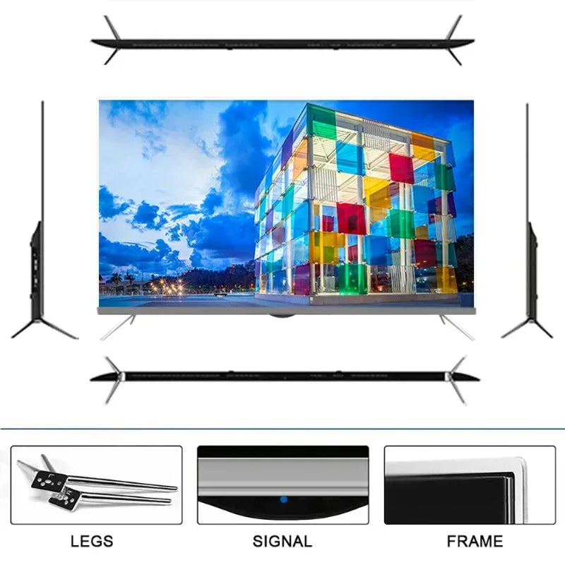 TV 43  Inch 4K  TV No Frame Ultra Thin LED Television