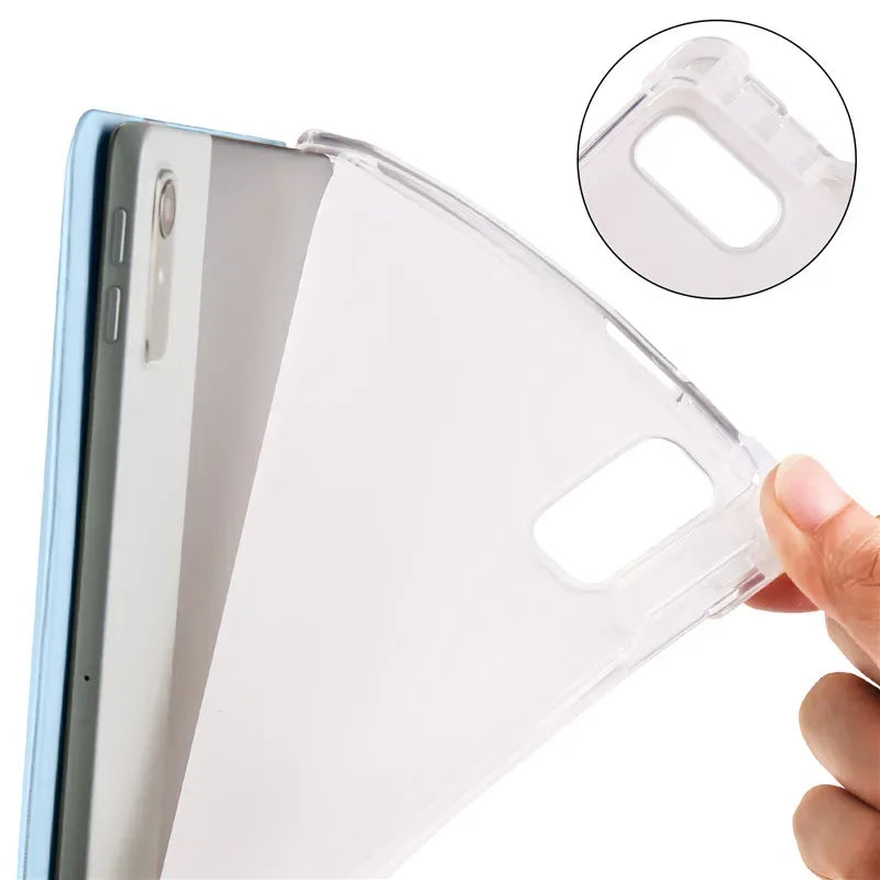 Coque For Lenovo Xiaoxin Pad Pro 2025 Case PU Leather Soft Back Stand Cover For Xiaoxin Pad Pro 12.7 2025 Case with Pen Holder