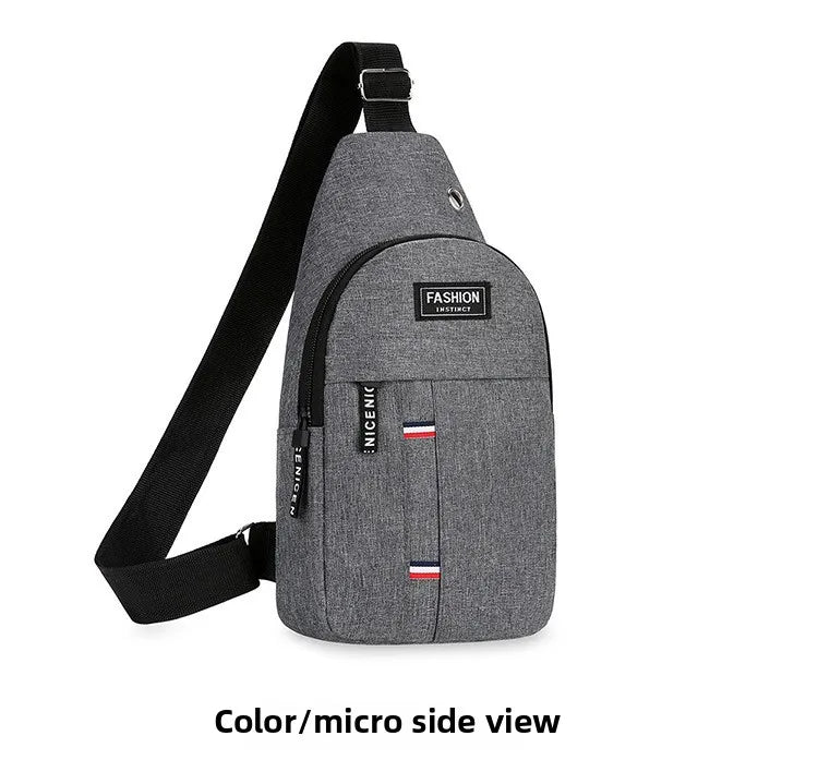 CAOX Men's Waterproof Large Capacity Fanny Pack, Adjustable Strap For Outdoor Activities, Travel Running, Hiking, And Cycling
