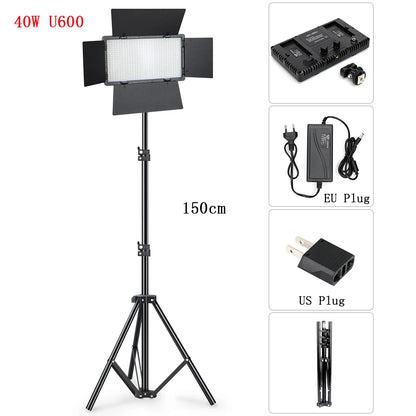 U600/U800 LED Photo Studio Light for Youbute Game Live Video Lighting Portable LED Video Recording Photography Panel Lamp