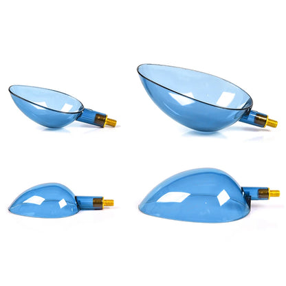 2Pcs Fishing Spoon Heads Bait Caster Bait Spoon Heads Long Range Rock Casting Bait Casting Spoon Spoon Heads