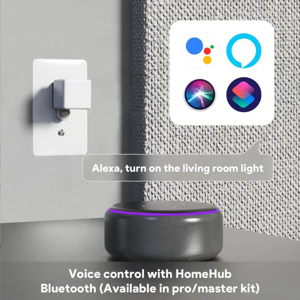 Tuya Zigbee Fingerbot Plus Smart Fingerbot Switch Button Pusher Smart Life Timer Voice Control Support Bluetooth Alexa Google
