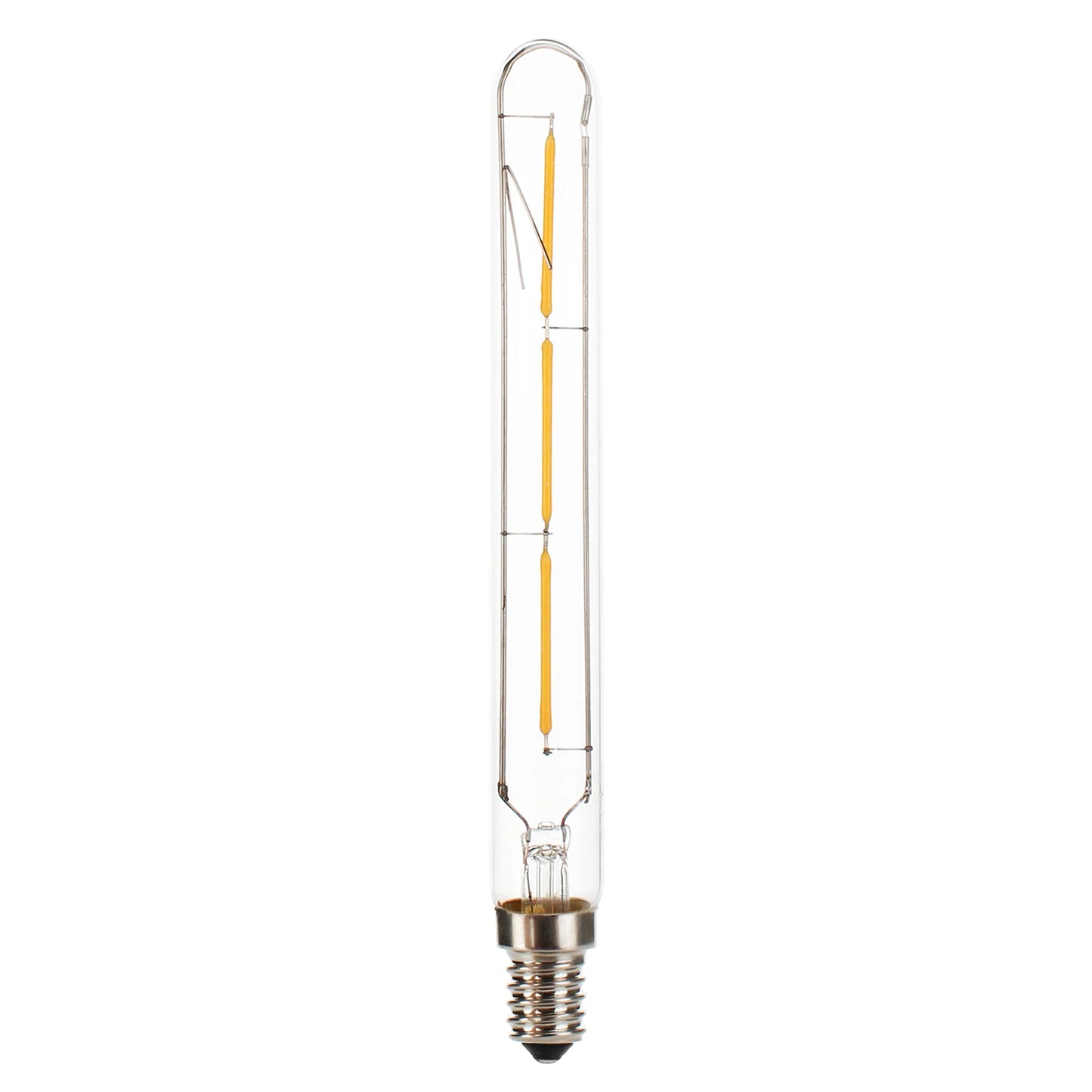 3W 4W 6W T20 E14 LED Tube Light Bulb SES Vintage Retro Filament COB 220V 240V Tubular Antique Lamp 2700K Warm White Glass Shell