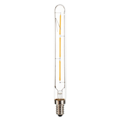 3W 4W 6W T20 E14 LED Tube Light Bulb SES Vintage Retro Filament COB 220V 240V Tubular Antique Lamp 2700K Warm White Glass Shell