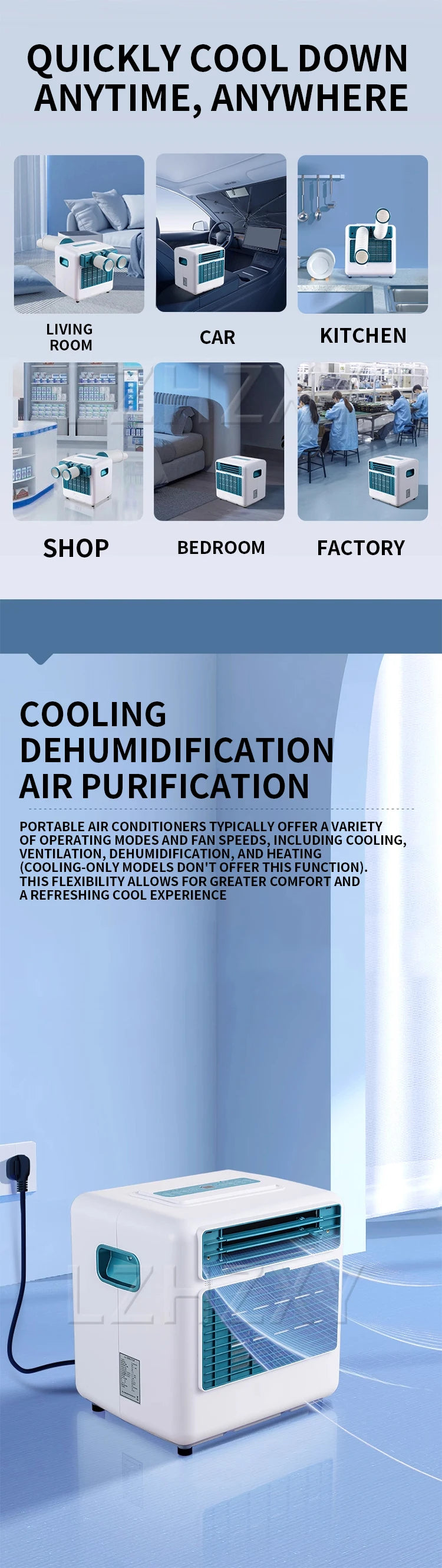 Outdoor Mobile Air Conditioning Refrigeration All in One No Installation Required Truck Mounted AC Unit