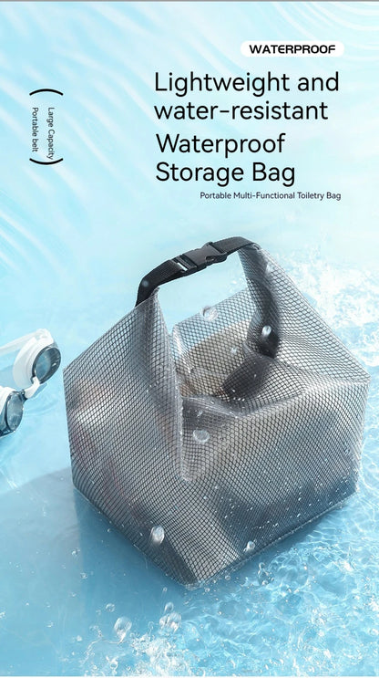 Large Capacity Waterproof Storage Bag Buggy Bag Travel Makeup Portable Storage Bag Outdoor Fitness Clothing Swimming Wash Bag