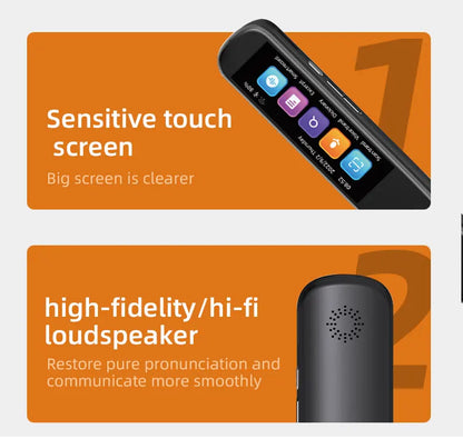 MSAI S7 S6 AI Translator Offline 60 Languages Scan Pen Scanning Voice 134 Languages Translation Dictionary Recorder for Travel