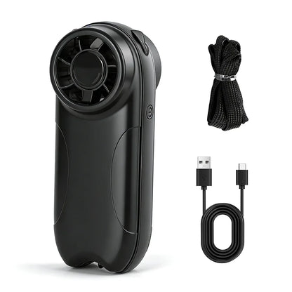 Portable Mini Handheld Fan High-speed Outdoor Small Fan USB Rechargeable Large Capacity 4000 mAh LED Display 100 Wind Speeds
