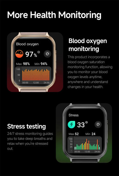 New Bip 6 Pro Smart Watch Men Outdoor Sports Fitness Track IP68 Waterproof Heart Rate BT Call 700 mAh Battery Smartwatches Women