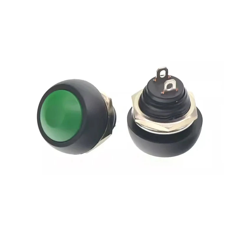 1-10PCS PBS-33B 12MM Small Pushbutton Switches Waterproof Switch Self-resetting Round Without Locking PBS-33B Push button switch