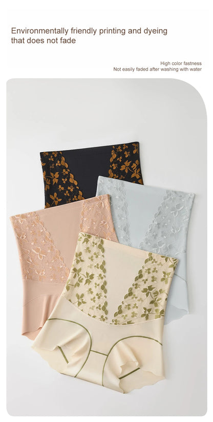 Women's Shapewear Panties Slim Fit High Waist Hip Lifting Postpartum Abdominal Shapewear Exquisite Close Intimates Briefs