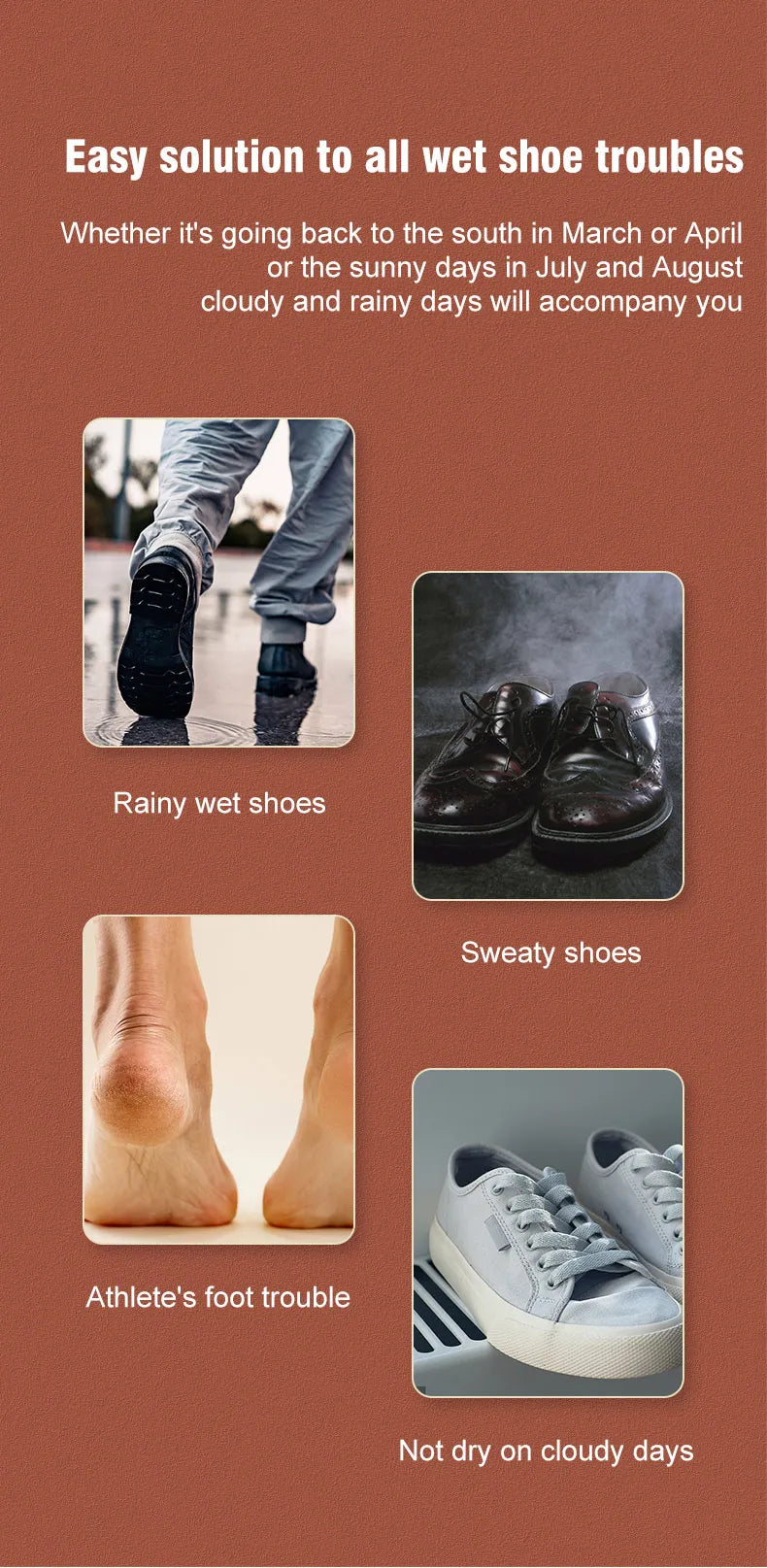 Boots Shoes Dryer Deodorizer with Heat Dehumidifier Device Foot Warmer Heater for Home Adjustable Portable Electric Shoes Dryer