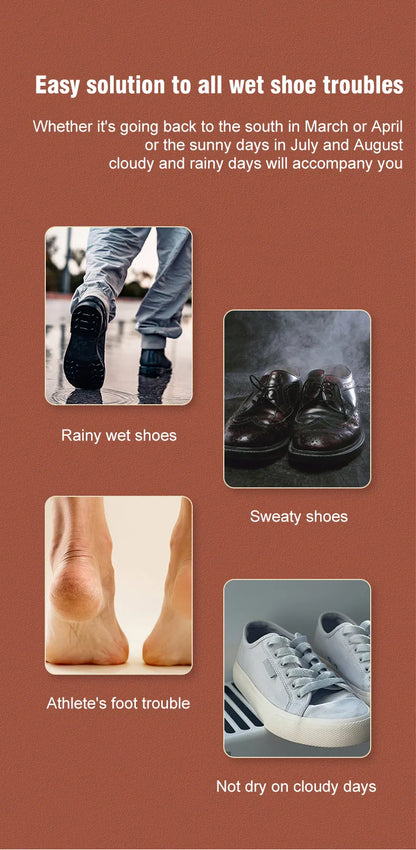 Boots Shoes Dryer Deodorizer with Heat Dehumidifier Device Foot Warmer Heater for Home Adjustable Portable Electric Shoes Dryer