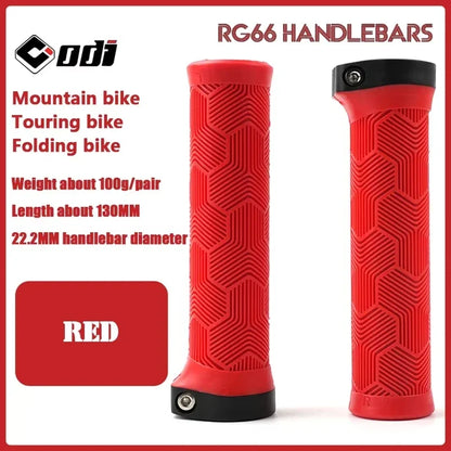 ODI Rubber Bicycle Grips 22mm Set Ergonomic MTB Handlebar Grips for Dirt Pit BMX And Mountain Bike in Purple Brown Pink Black