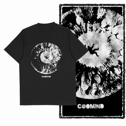 Coolmind U4 Streetwear Cool Print Exclusive Graphic T shirt fo men 100% Cotton Big Size vintage BLACK men's novelty tee shirt