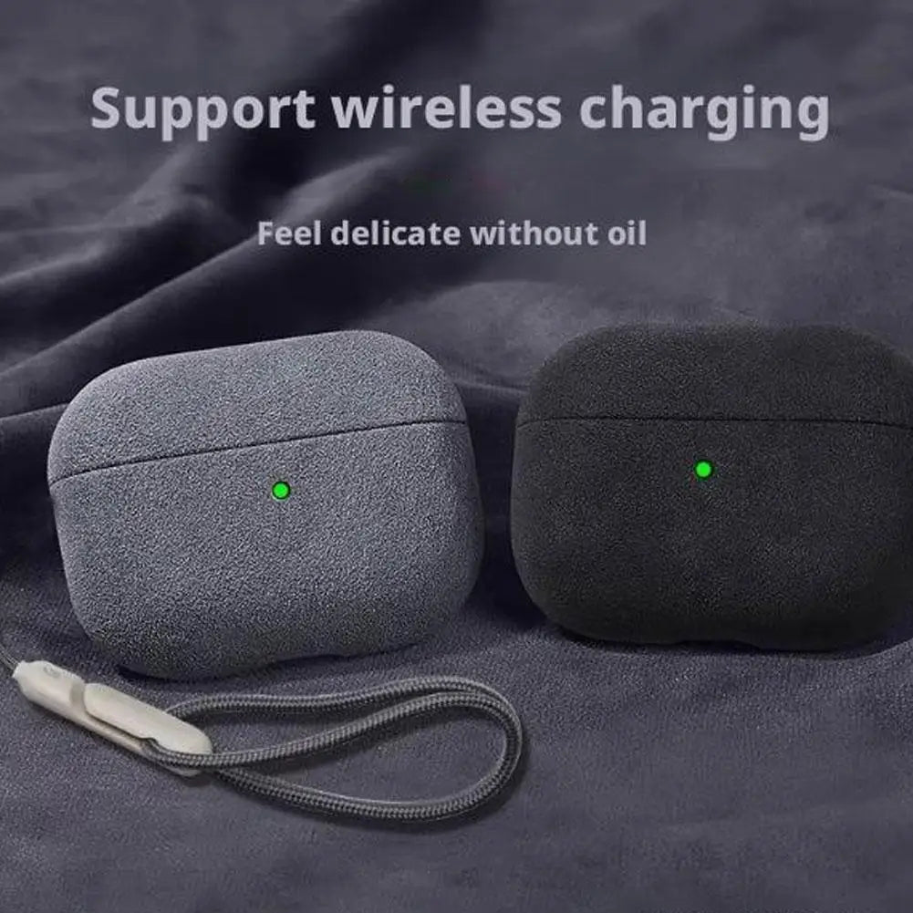 Suede Case For AirPods Pro 3 Luxury Protective Case Full Cover Anti-drop Scratchproof Bluetooth Earphone Accessories