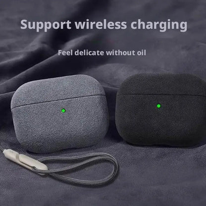 Suede Case For AirPods Pro 3 Luxury Protective Case Full Cover Anti-drop Scratchproof Bluetooth Earphone Accessories