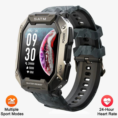 Smart Watch Men Swim IP68 ATM Waterproof Smart Clock Outdoor Sports Fitness Tracker Health Monitor Smartwatch For Android IOS