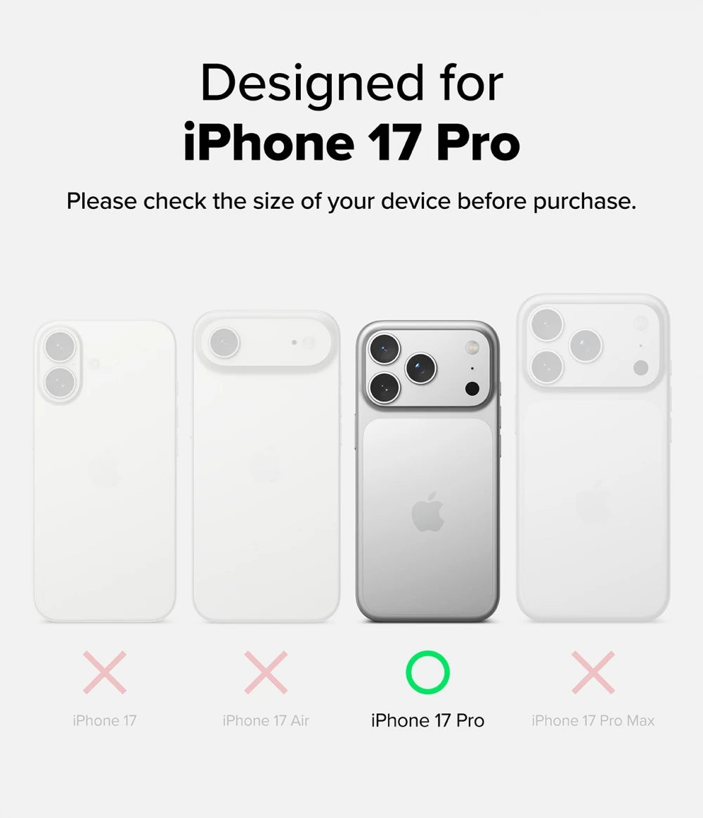 Ringke Fusion-X Compatible with iPhone 17 Pro Case Hard Back Shockproof Soft TPU Frame protector for iphone Cover
