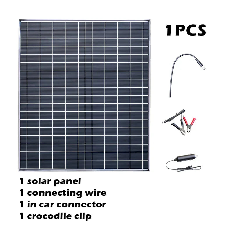 1000W Solar Kit 12V Easy Setup 1000W Solar Kit | Plug&Play 12V Power 2×500W Panels | No Wiring Hassle for Beginners for Home/RV