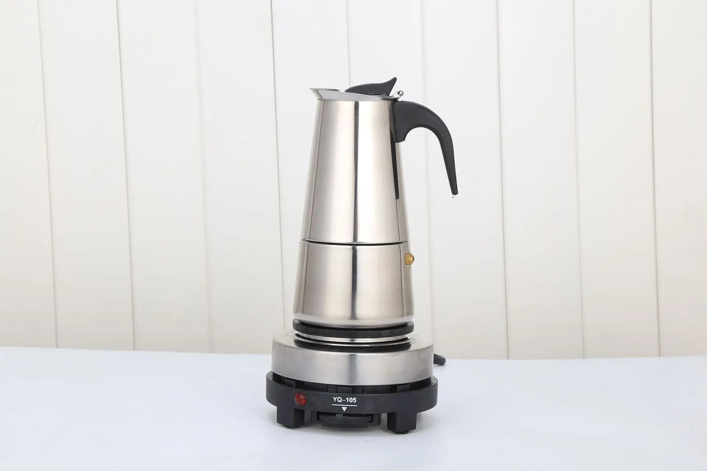Electric Coffee Pot 1PC Coffee Maker Quick Convenient Electric Oven Coffee Maker Home Office Stainless Steel