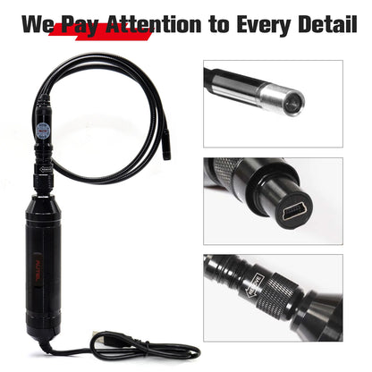AUTEL MaxiVideo MV108S Digital Automotive Inspection Camera 8.5mm Ultra-Slim Borescope Snake Camera + LED Light