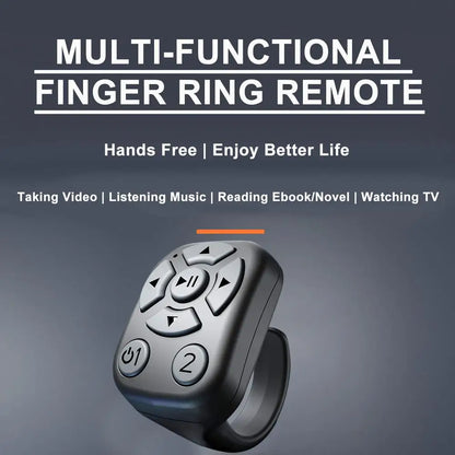 Blue-tooth Remote Control Scrolling E-book Page Turner For Tik-tok Video Remote Control Selfie Stick Camera Controller