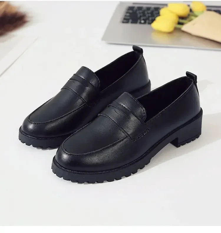 Women's Flat Shoes New Style Spring Summer 2023 Korean Fashion Round Head Casual Versatile Simple Lazy Shoes Rubber Material