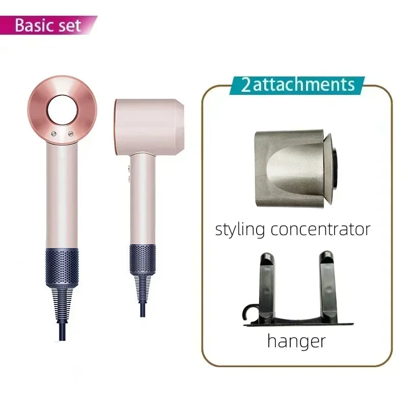 Sèche-cheveux Super Hair Dryer 220V sans balais, soin capillaire personnel, coiffage, outil à ions négatifs, programme de séchage, sèche-cheveux électrique à ions négatifs