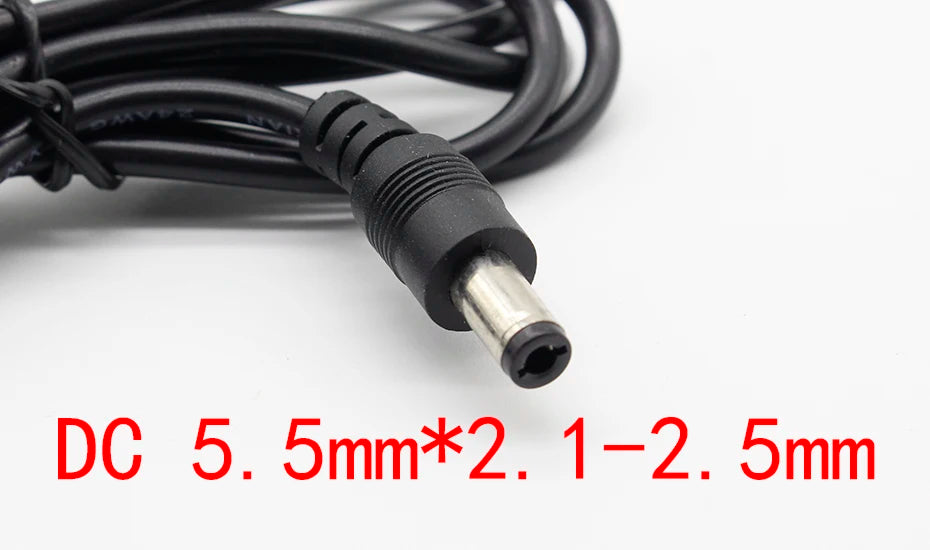 1PCS 12V2A AC 100V-240V Converter Adapter DC 12V 2A 2000mA Power Supply EU Plug 5.5mm x 2.1-2.5mm for LED CCTV