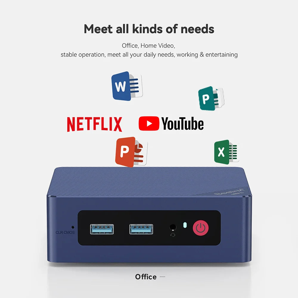 Beelink Mini S13 Intel Twin Lake N150 S12 Pro N100 16G 500G Windows 11 Mini S 11th N5095 DDR4 8GB 128GB Desktop Computer N95