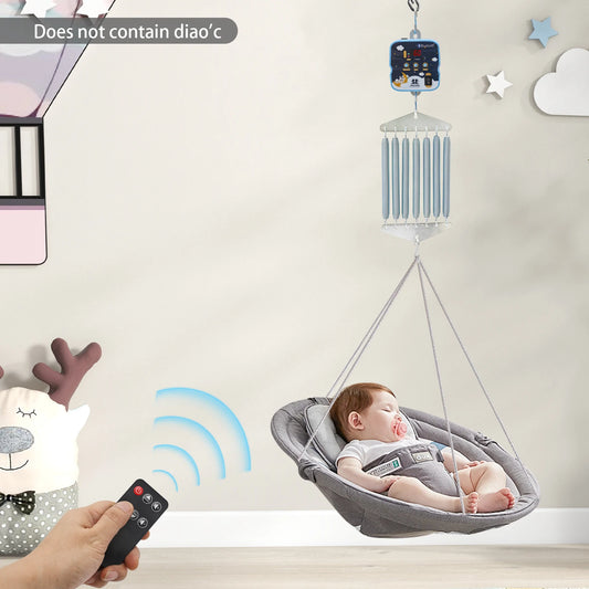 12W Electric Baby Swing Control, 7 Springs Baby Cradle Rocker Control, Adjustable Hanging Babies 0-12 Months by PDG ibma