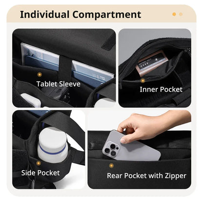 Ulanzi BC08 Sling Bag Photography Shoulder Bag for Tripod Mirrorless Camera Smartphone Tablet Waterproof Bag