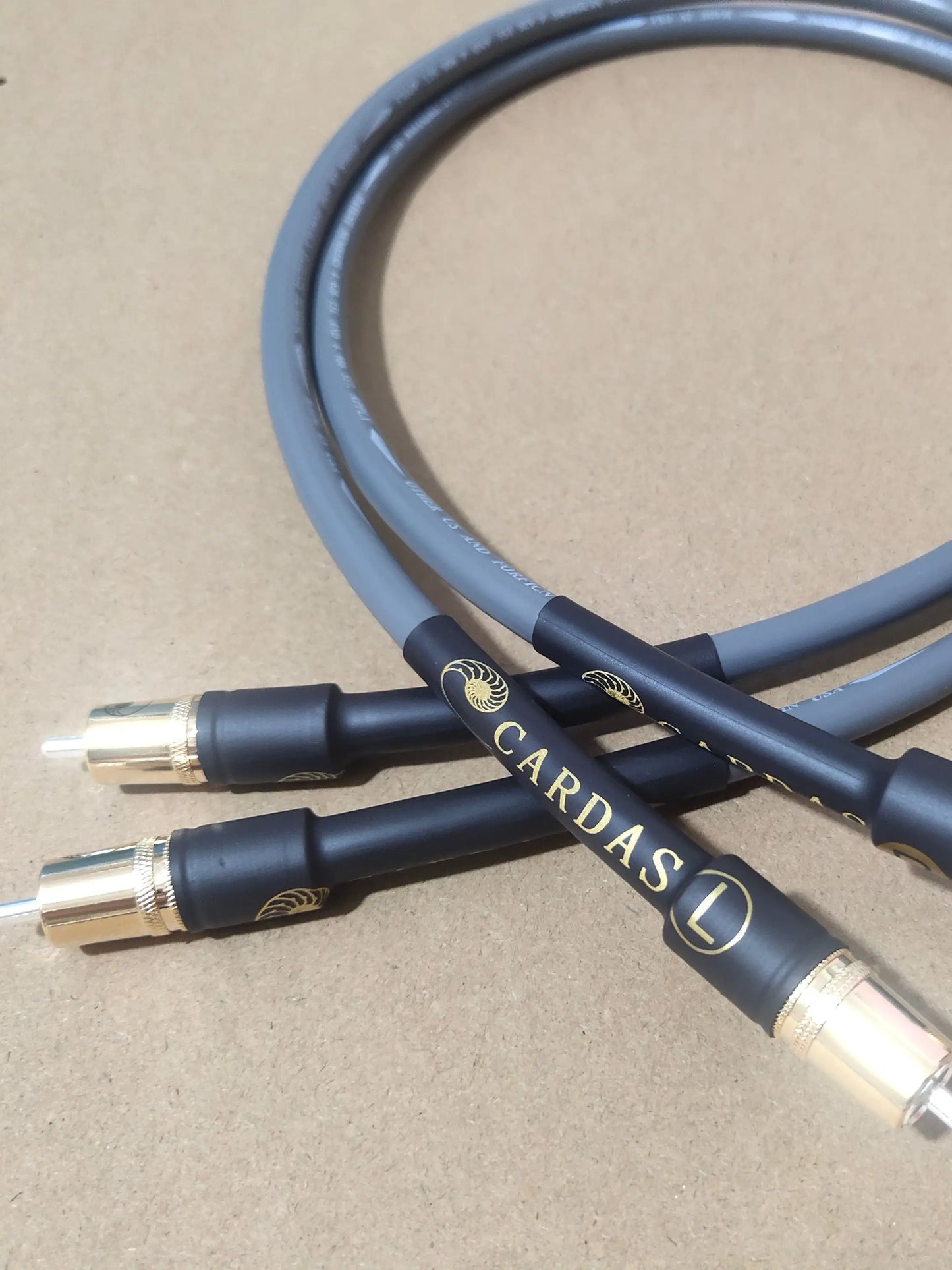 CARDAS TWINLNK IIC oxygen-free copper OFC audiophile RCA to RCA audio cable signal line with original silver plated RCA plug