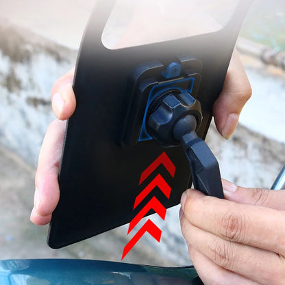 Bike Phone Holder Case Waterproof Bicycle Handlebar Phone Stand Motorcycle Rearview Mirror Cellphone Mount Cycling Accessories