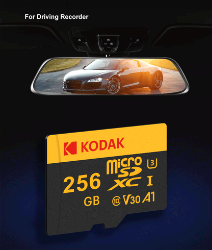 KODAK Memory Card 512GB 256GB Micro SD UP TO 100MB/s Class10 U3 32GB 64GB 128GB TF Card HD For USB Card Reader Adapter Microsd