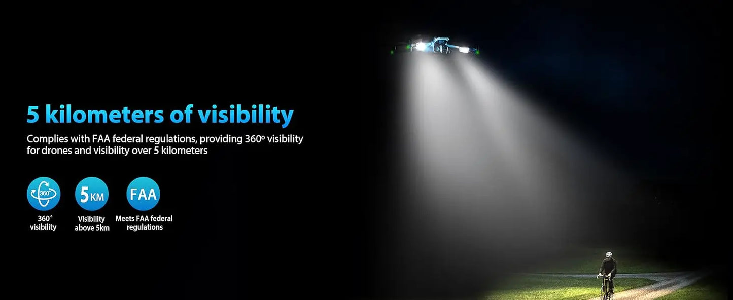 STARTRC Drone Strobe Light Anti Collision Light Rechargable Flash Led Lamplight for DJI Neo and All RC Drones Accessory 2pc