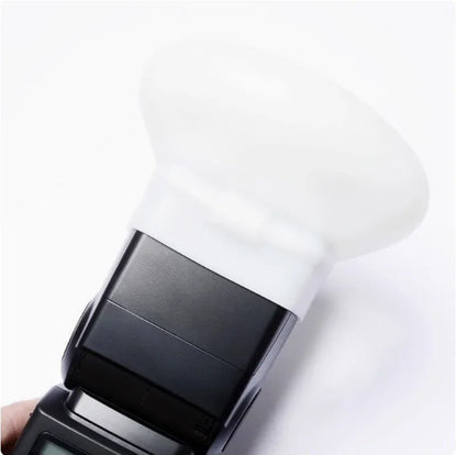 1Pcs Diffuser Bounce Dome Soft Silicone Flash Cap For GODOX Nikon Sony Olympus Fujifilm Panasonic Yongnuo Speedlite