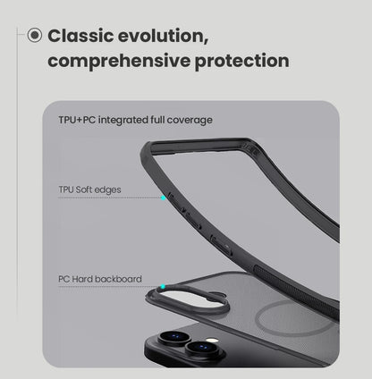 Nillkin For iPhone 17 Pro Max 17 Air iPhone 16 Pro Max 16 Plus Magnetic Shield Pro Phone Case Anti Fingerprint Back Cover