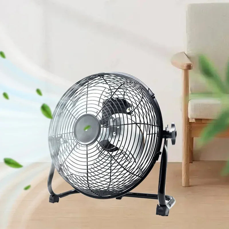 12 Inch Floor Electric Fan Household Commercial Industrial Floor Fan For Bosch For Makita For Milwaukee 18V 20V Li-ion Battery